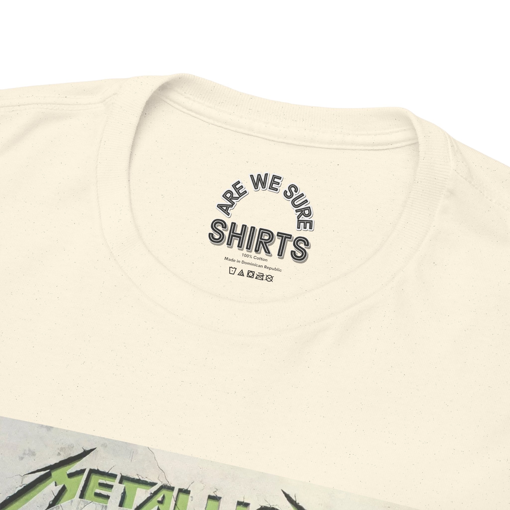 Metallica Unisex Heavy Cotton Shirt  "...And Justice For All" McLovin Version
