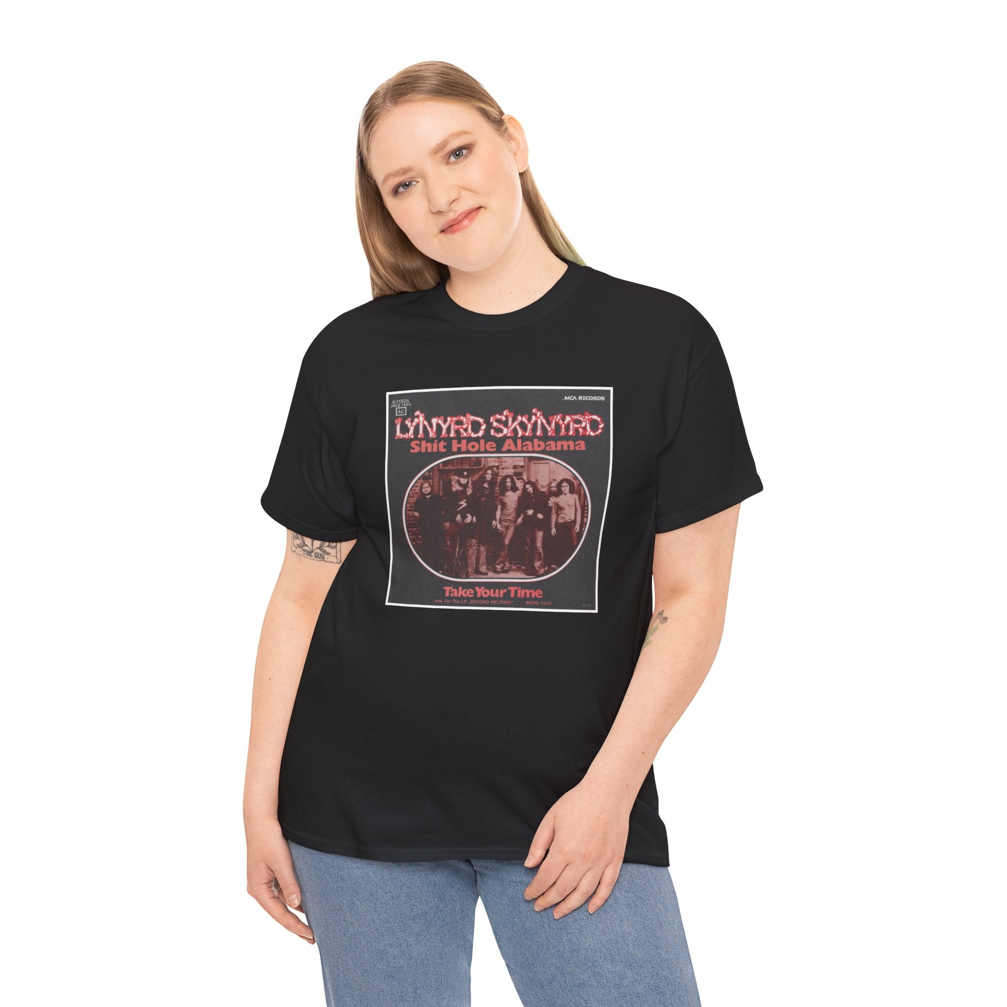 Lynyrd Skynyrd Unisex Heavy Soft Cotton Shirt "Sweet Home Alabama" Parody Tee