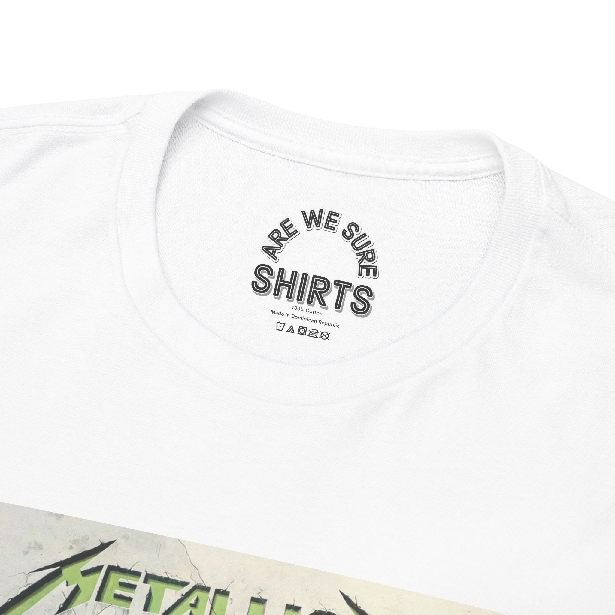 Metallica Unisex Heavy Cotton Shirt  "...And Justice For All" McLovin Version