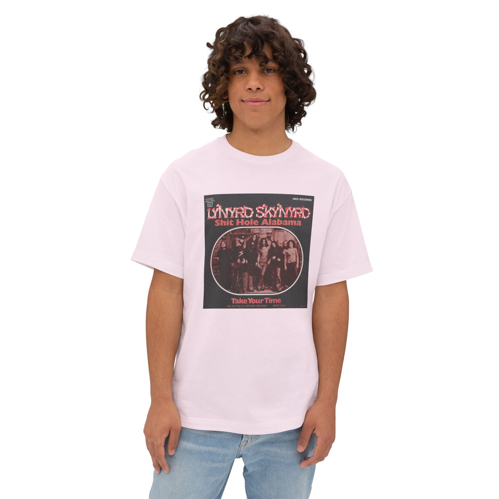 Lynyrd Skynyrd Comfy Unisex Oversized Boxy Tee "Sweet Home Alabama" Parody