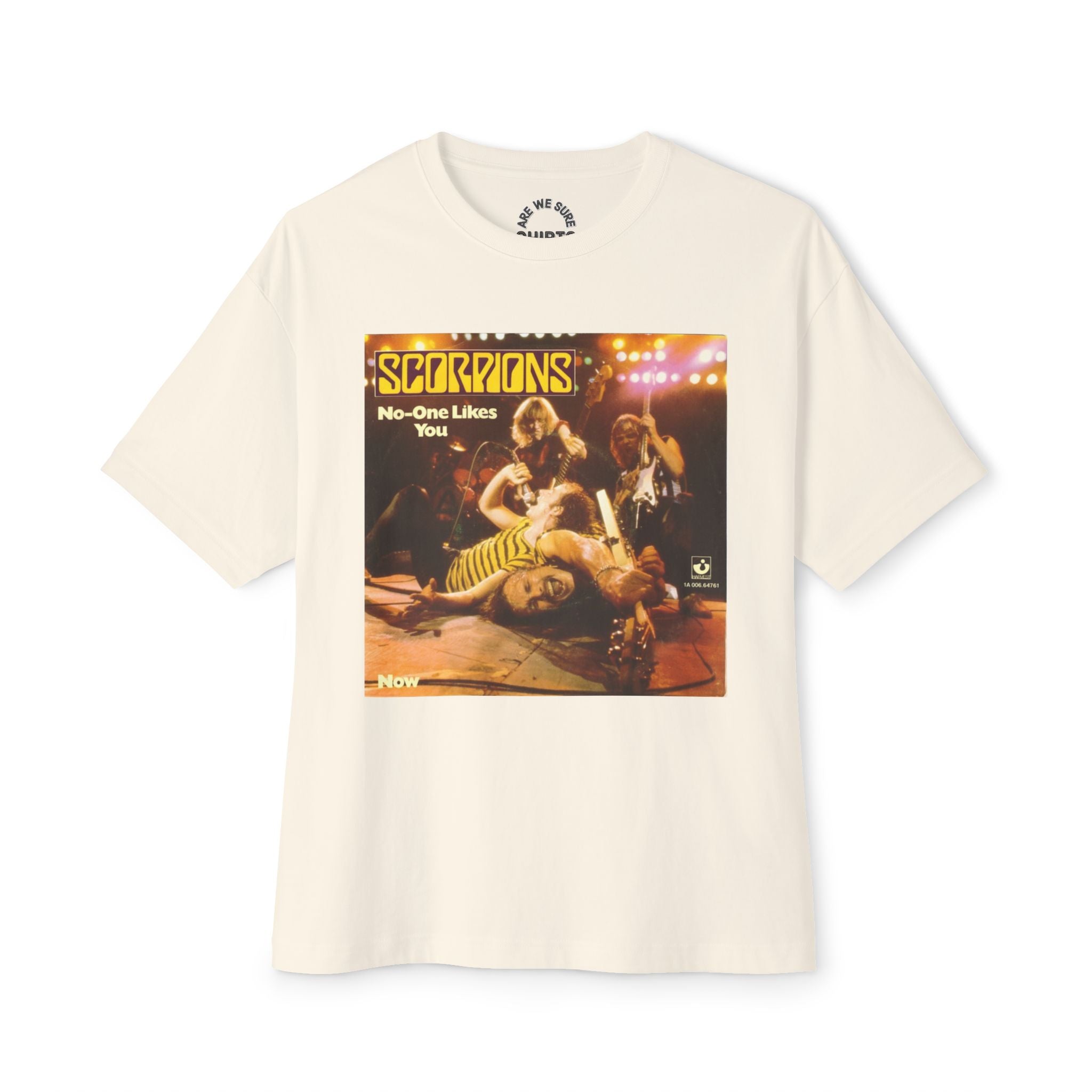 The Scorpions Comfy Unisex Oversized Boxy Tee "No One Like You" Parody