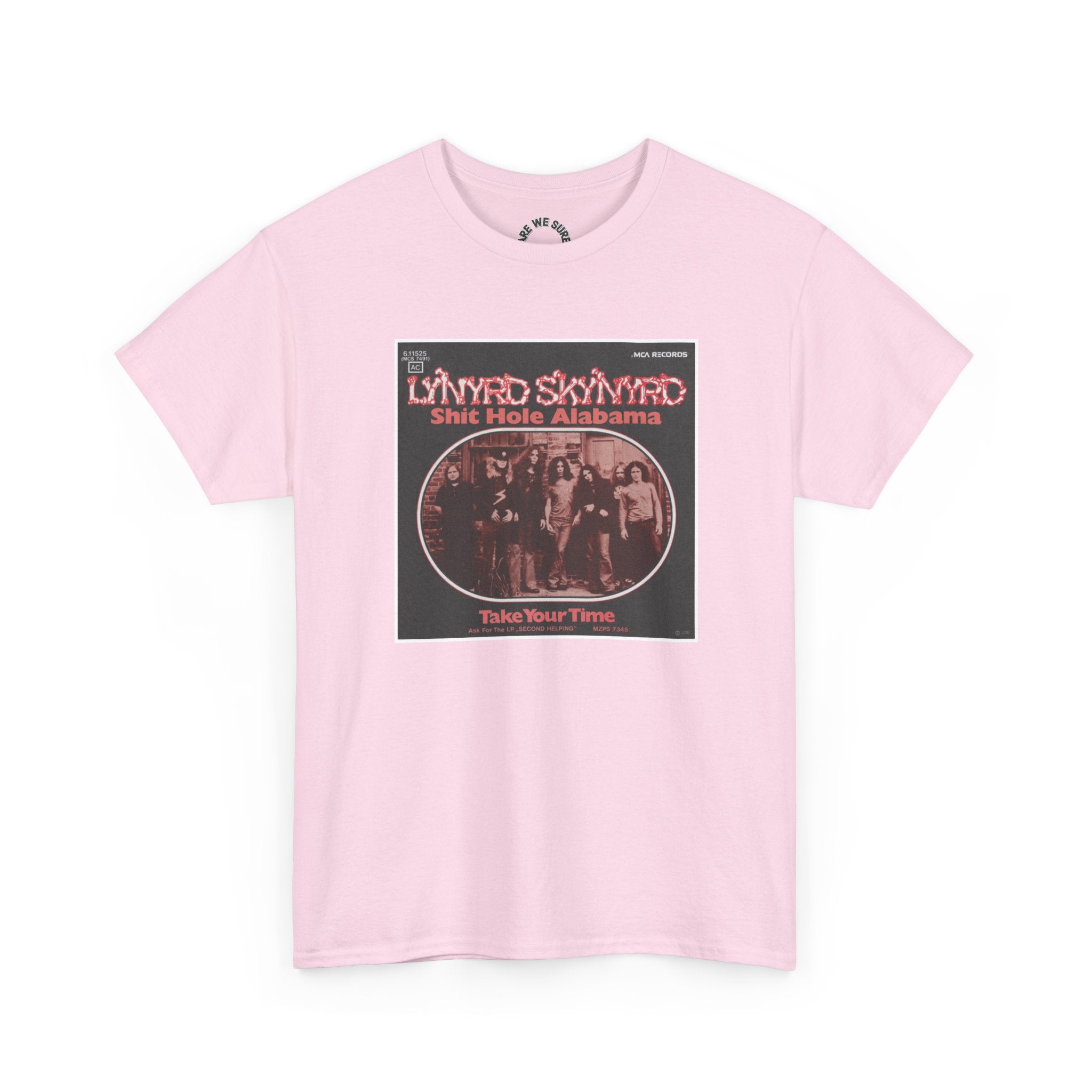 Lynyrd Skynyrd Unisex Heavy Soft Cotton Shirt "Sweet Home Alabama" Parody Tee