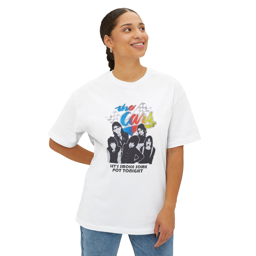 The Cars Comfy Unisex Oversized Boxy Tee "You're All I've Got Tonight" Parody