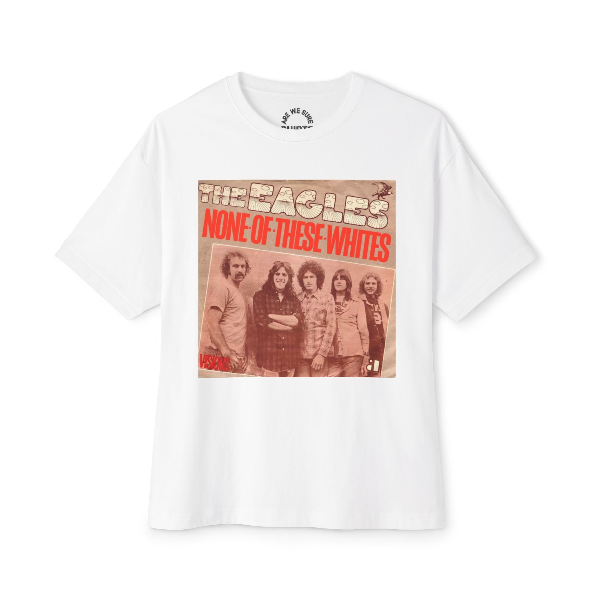 The Eagles Comfy Unisex Oversized Boxy Tee "One Of These Nights" Parody