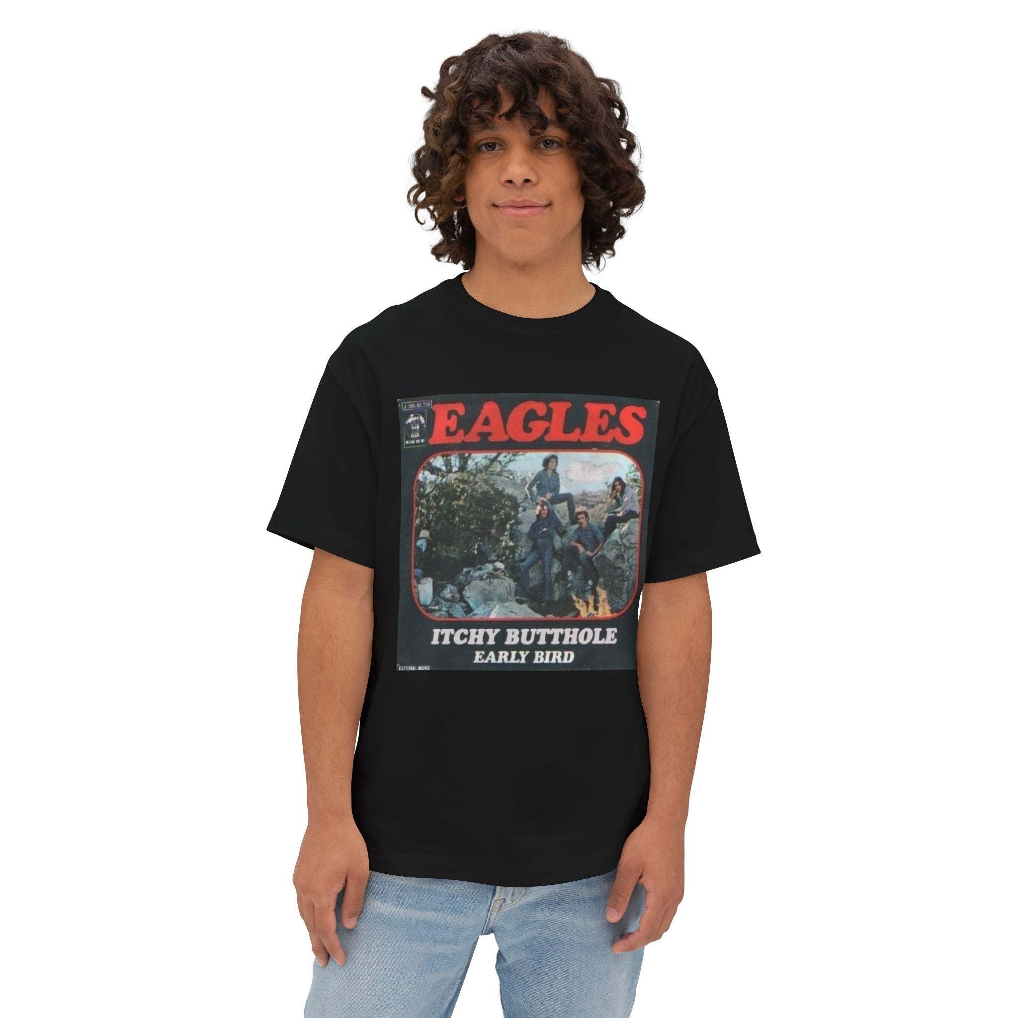 The Eagles Comfy Unisex Oversized Boxy Tee "Witchy Woman" Parody