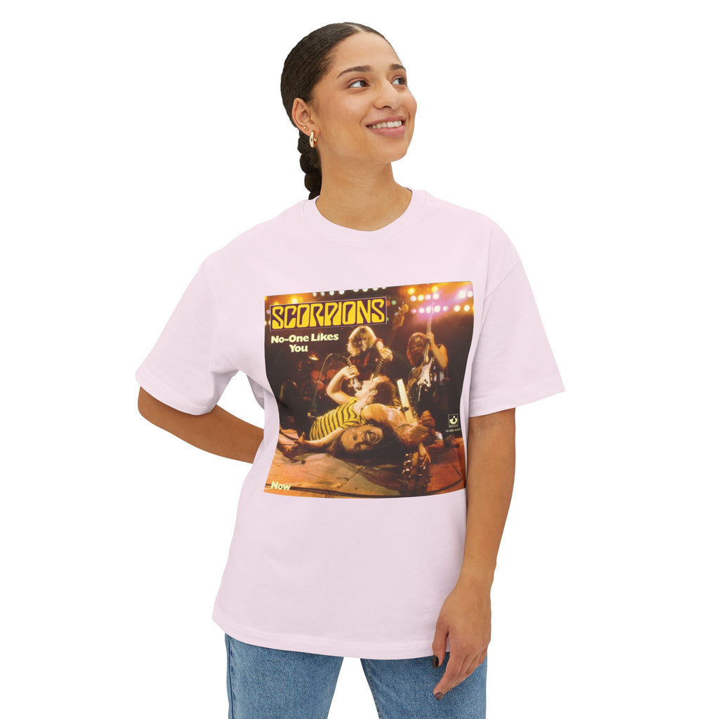 The Scorpions Comfy Unisex Oversized Boxy Tee "No One Like You" Parody