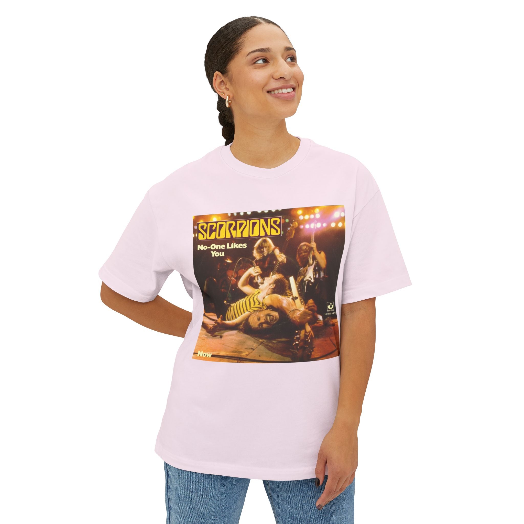 The Scorpions Comfy Unisex Oversized Boxy Tee "No One Like You" Parody