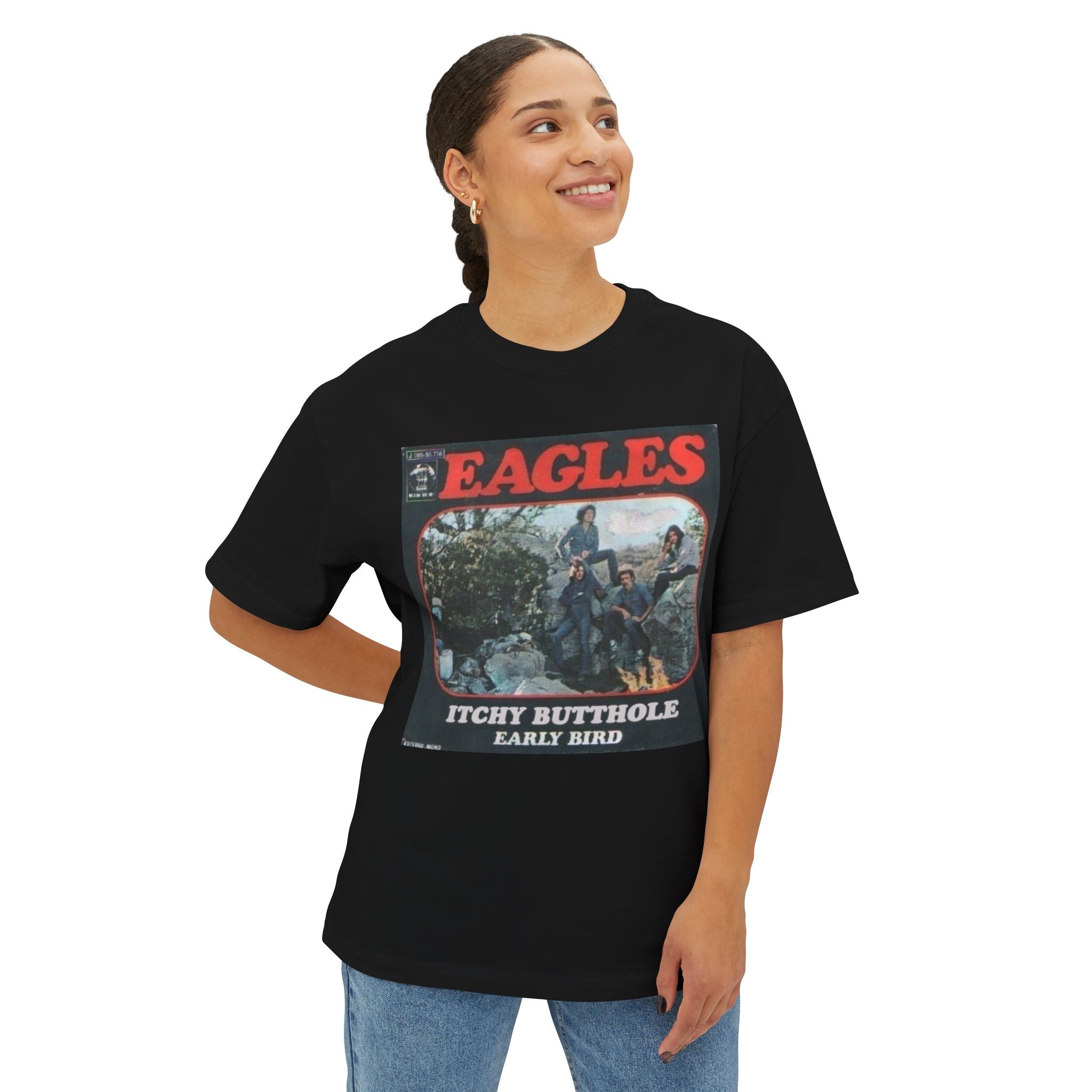 The Eagles Comfy Unisex Oversized Boxy Tee "Witchy Woman" Parody