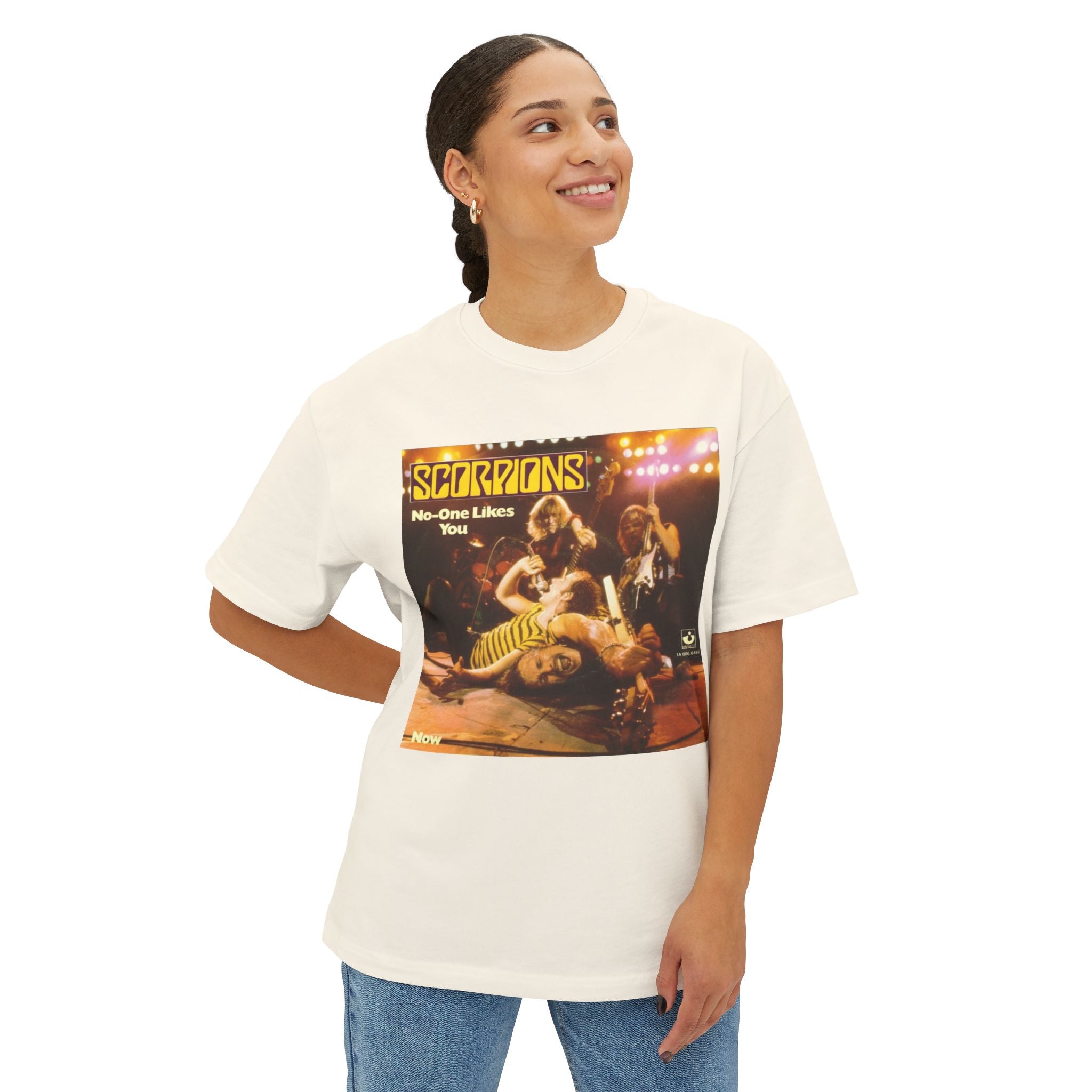 The Scorpions Comfy Unisex Oversized Boxy Tee "No One Like You" Parody