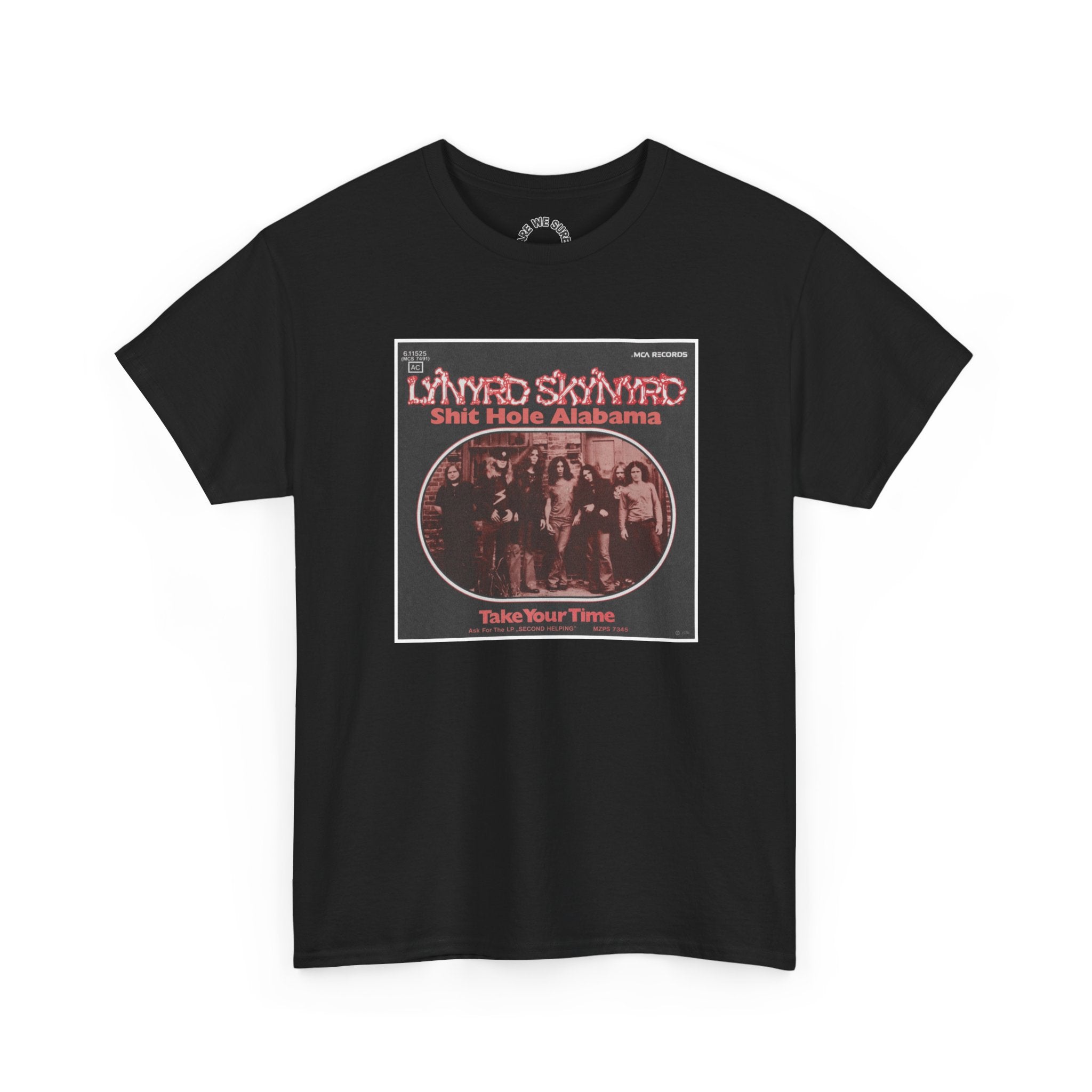 Lynyrd Skynyrd Unisex Heavy Soft Cotton Shirt "Sweet Home Alabama" Parody Tee