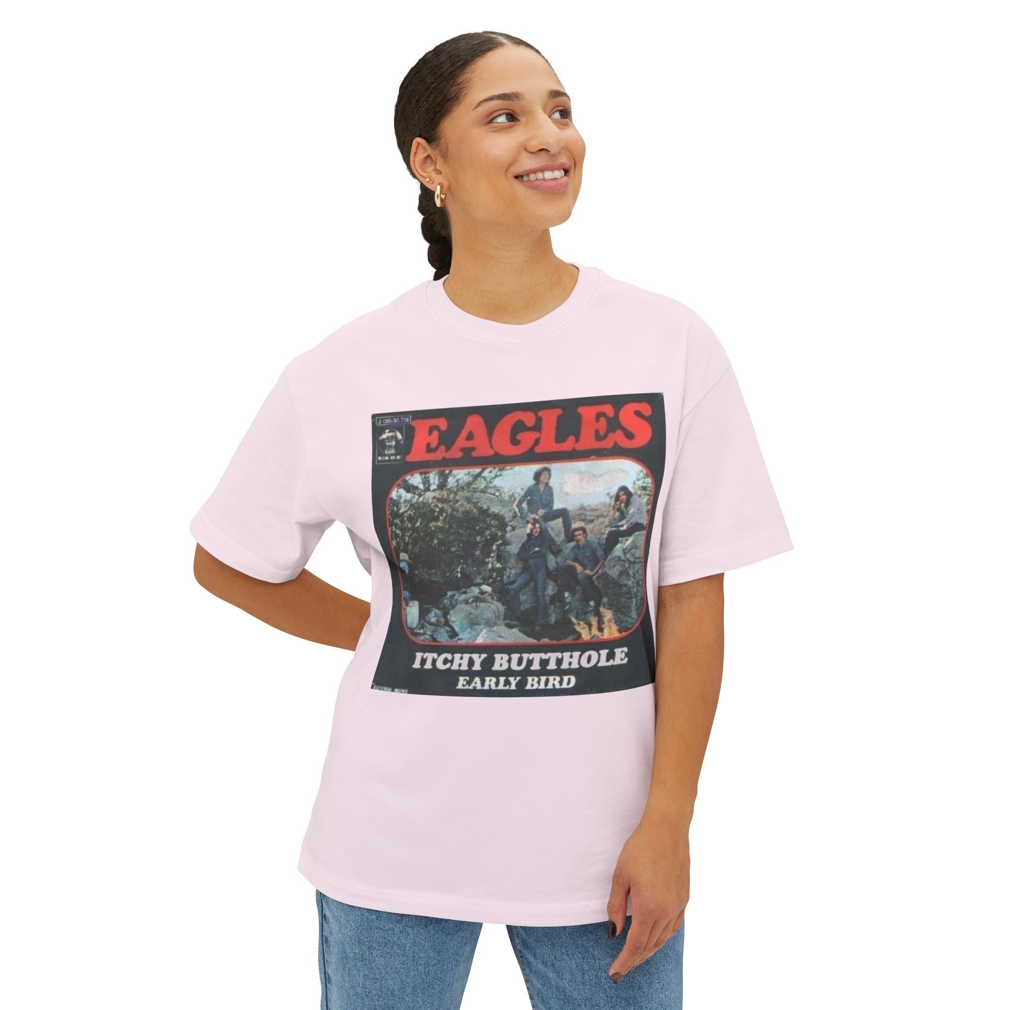 The Eagles Comfy Unisex Oversized Boxy Tee "Witchy Woman" Parody