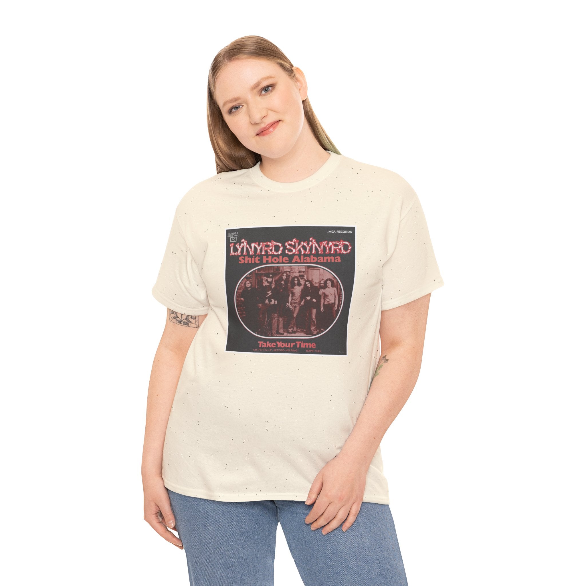 Lynyrd Skynyrd Unisex Heavy Soft Cotton Shirt "Sweet Home Alabama" Parody Tee