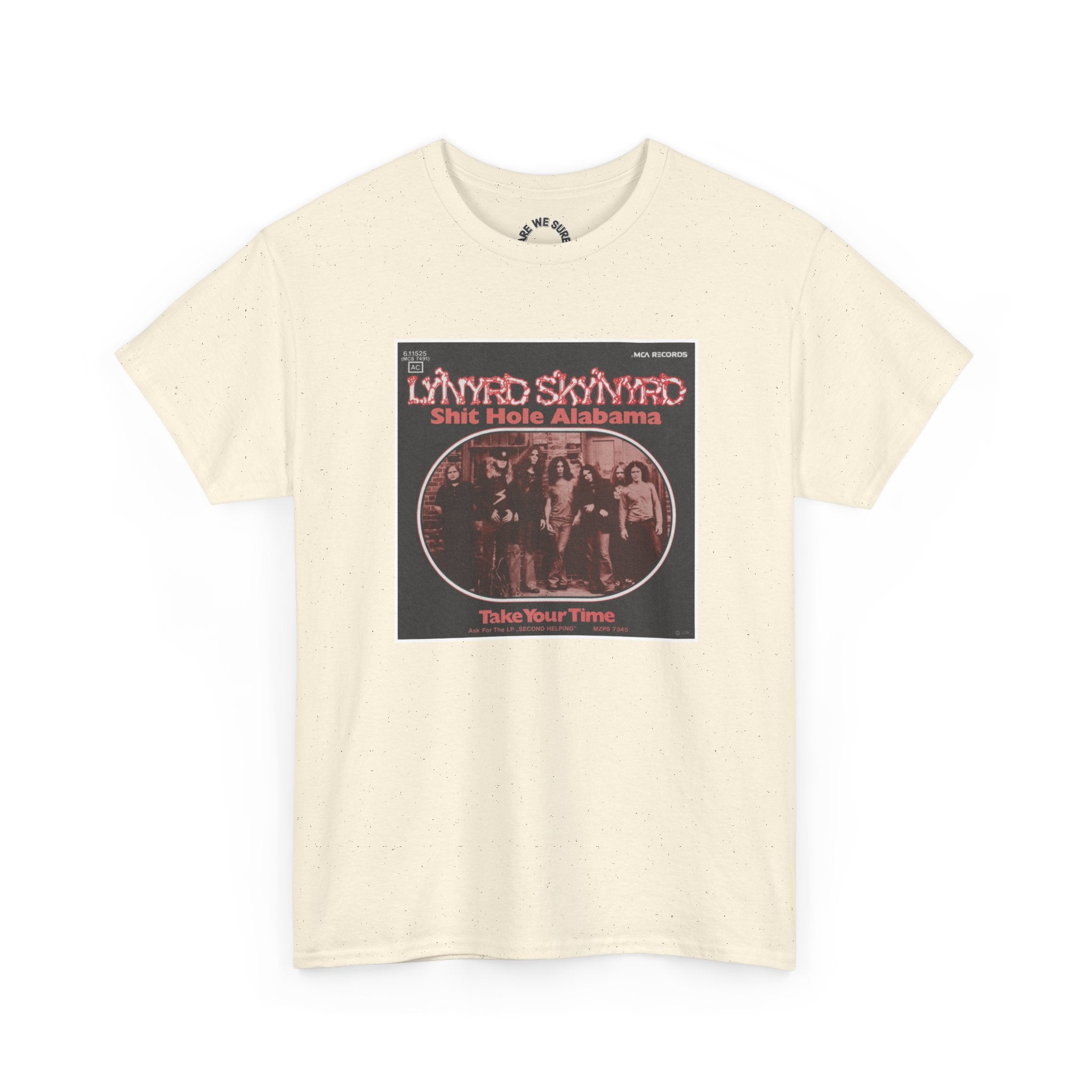 Lynyrd Skynyrd Unisex Heavy Soft Cotton Shirt "Sweet Home Alabama" Parody Tee