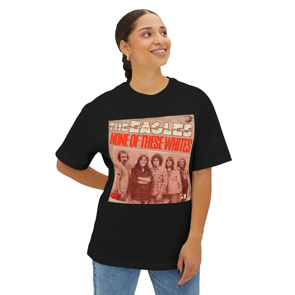The Eagles Comfy Unisex Oversized Boxy Tee "One Of These Nights" Parody