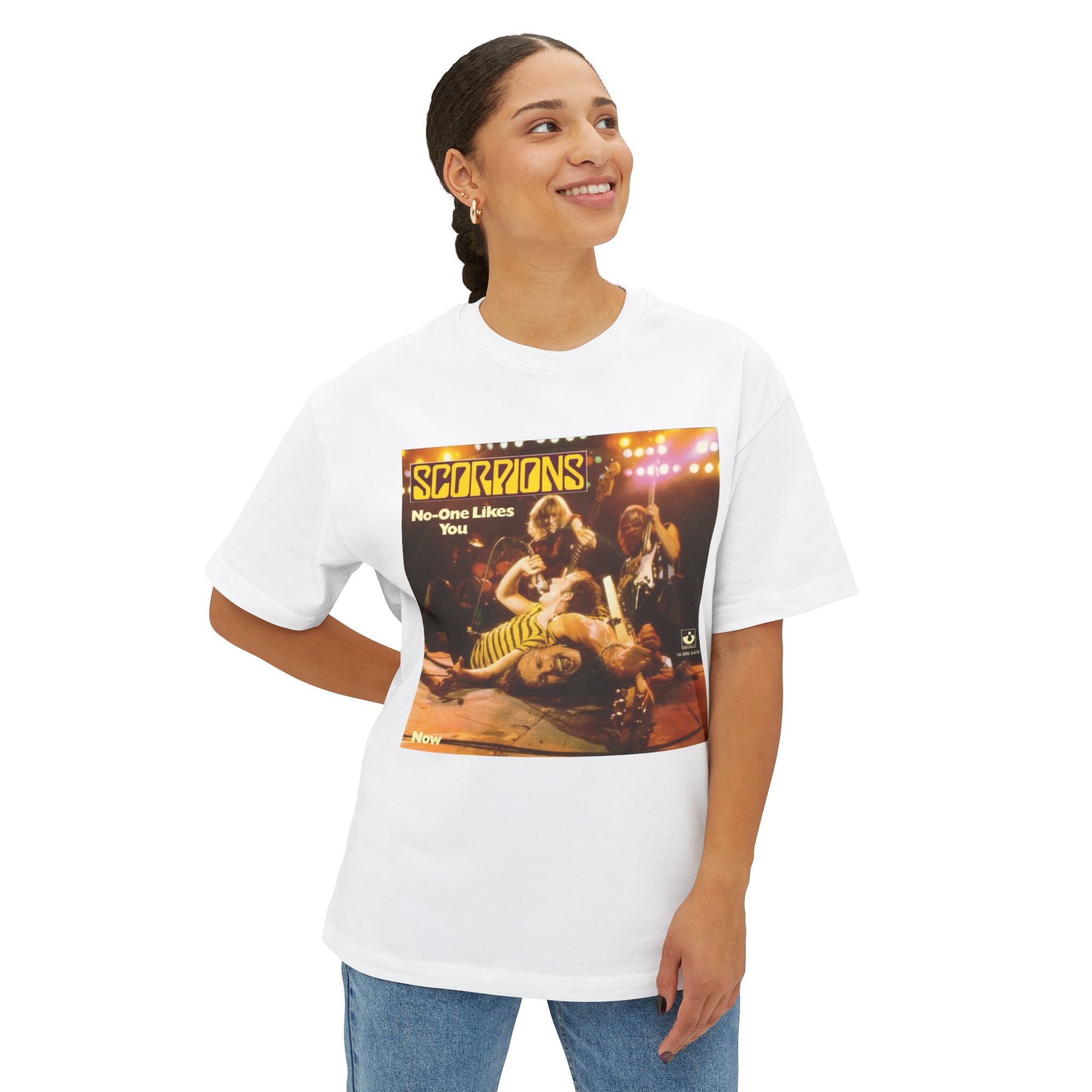 The Scorpions Comfy Unisex Oversized Boxy Tee "No One Like You" Parody