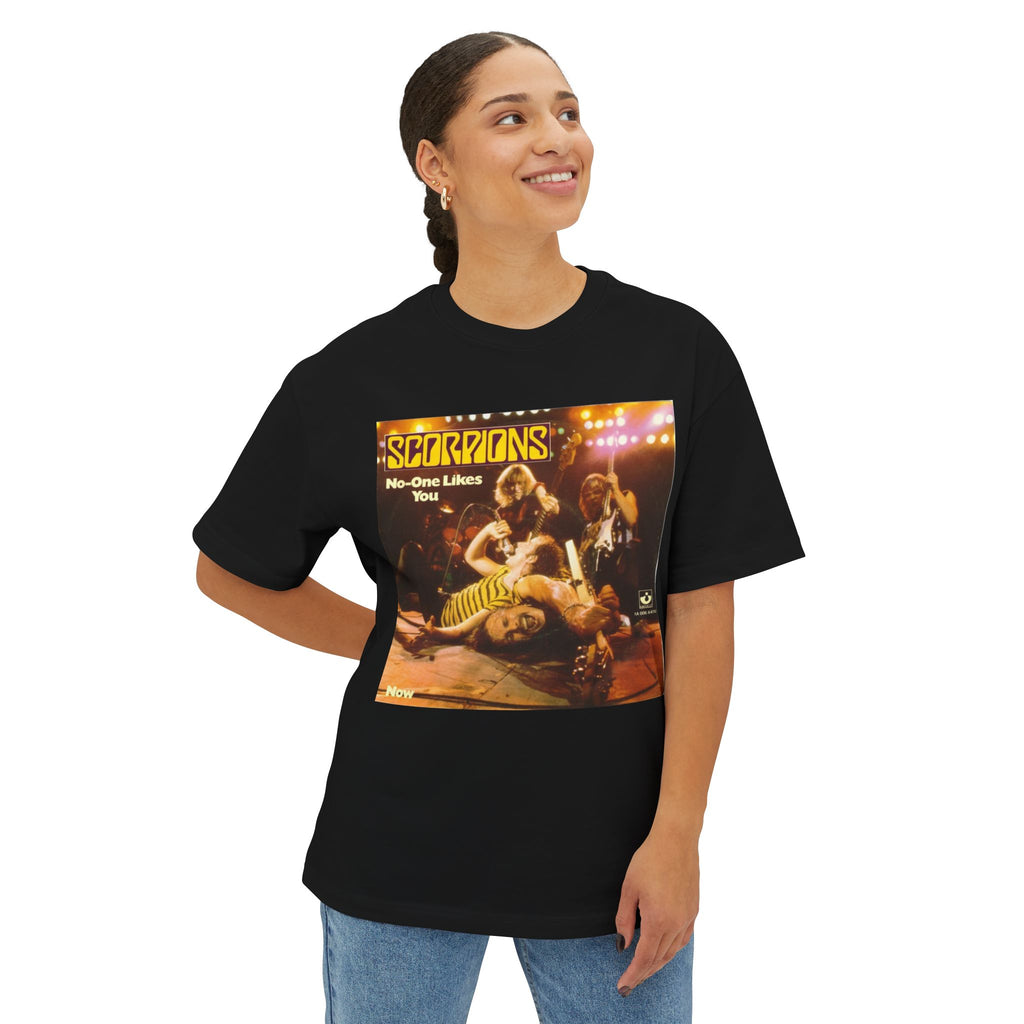 The Scorpions Comfy Unisex Oversized Boxy Tee "No One Like You" Parody